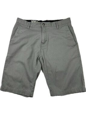 Volcom Gray Chino Shorts Men’s 30 Inseam 10”